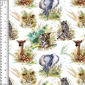 Savannah Animals Toddler Blanket