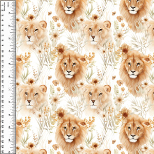 Sly Lion Floral Toddler Blanket