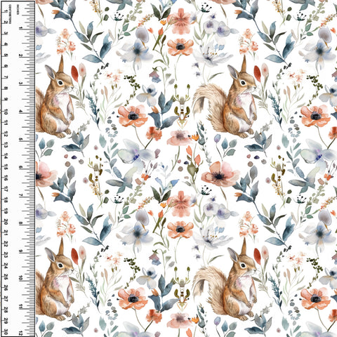 PREORDER Squirrel Floral Field