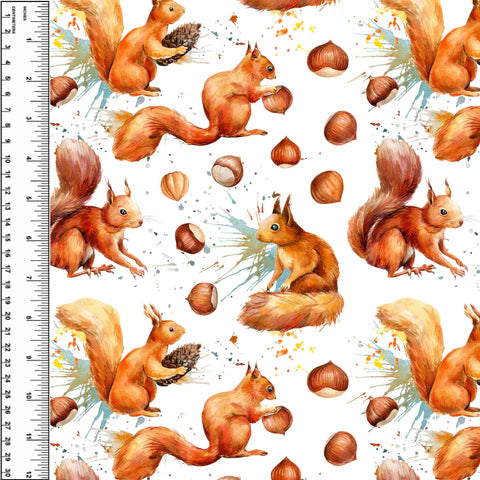 Squirrels Toddler Blanket