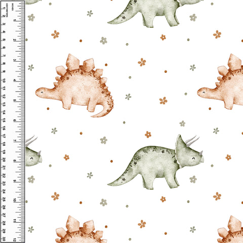 Stegosaurus Triceratops Toddler Blanket