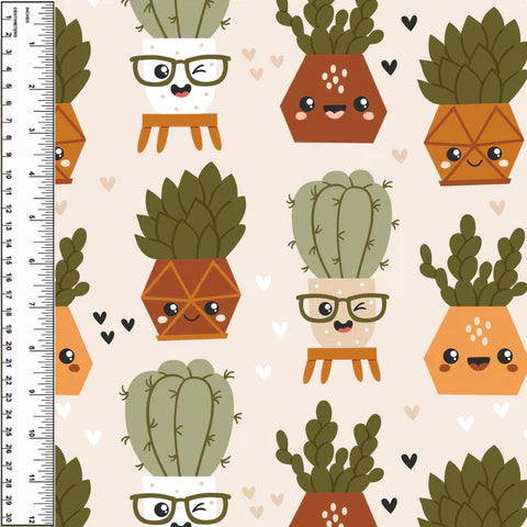 Succulent Linear Toddler Blanket