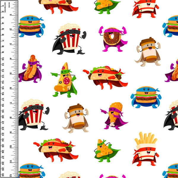 Superfoods on White Toddler Blanket