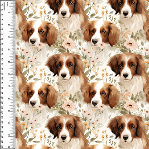 PREORDER Sweet Dog Floral Toddler Blanket