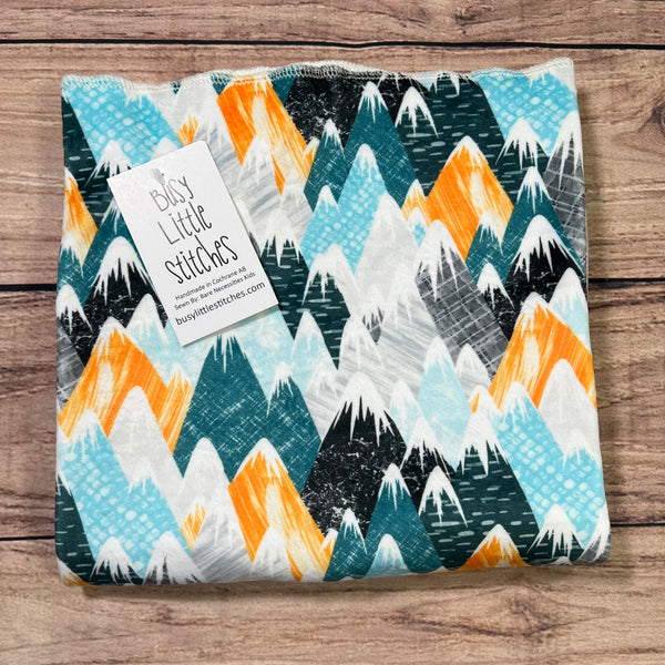 PREORDER Teal Mountains Blanket