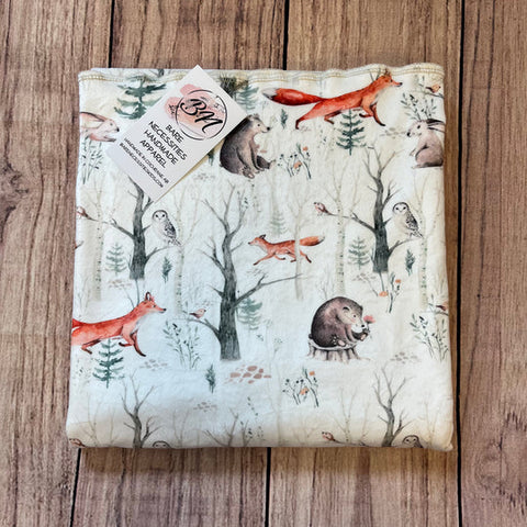 Whimsical Woodland Toddler Blanket