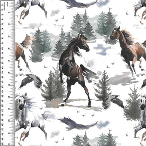 Wild Horses Toddler Blanket