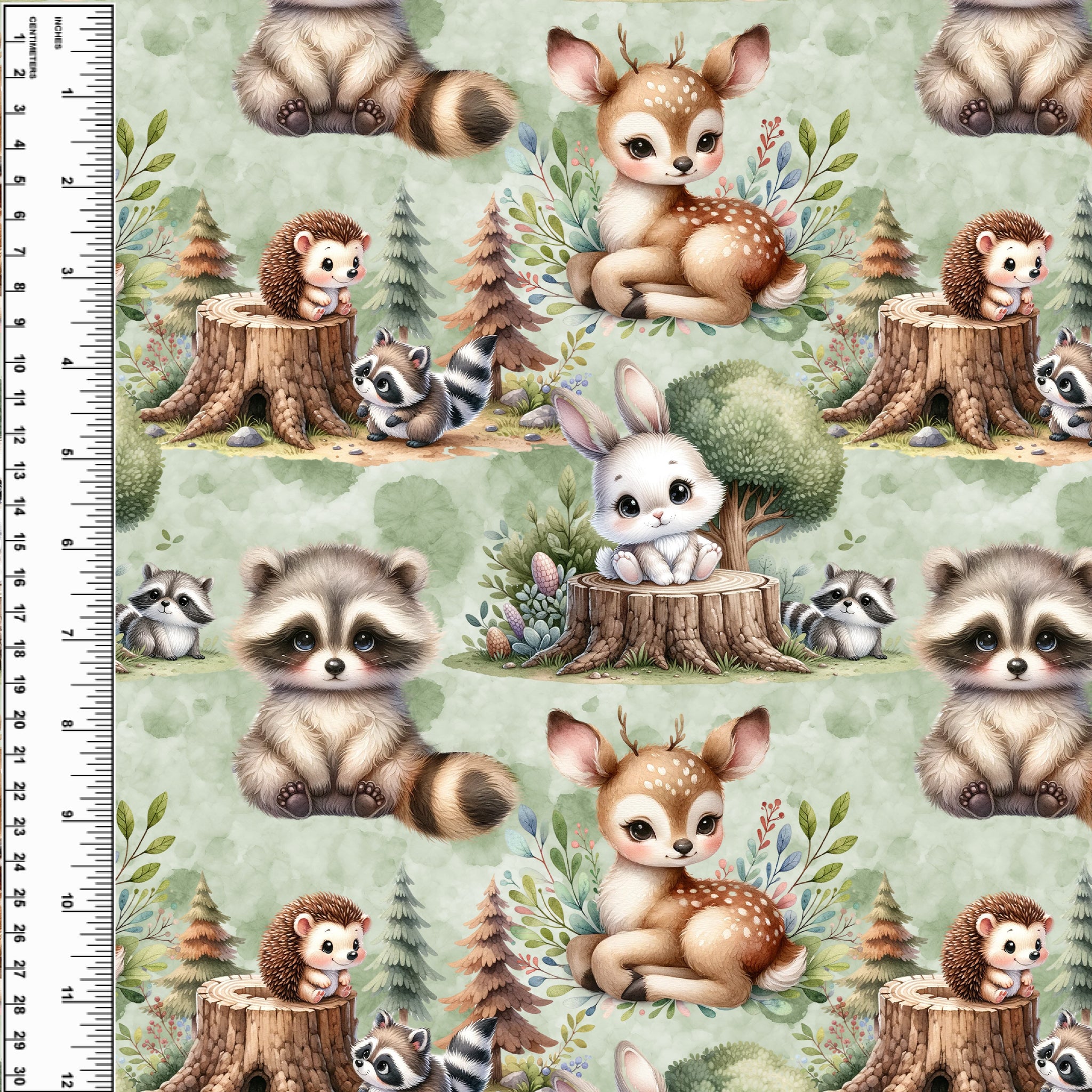 PREORDER Woodland Big Eyes Toddler Blanket