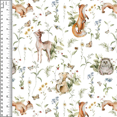 PREORDER Woodland Curious Floral Blanket