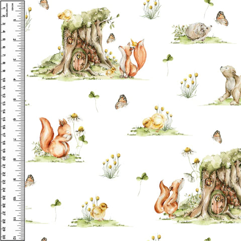 Woodland Neighbours Toddler Blanket