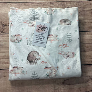 PREORDER Whimsical Woodland Forest Toddler Blanket