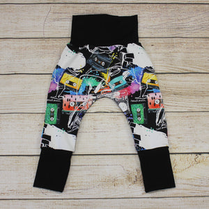 3-12 Month Retro Tapes Bunny Bottoms
