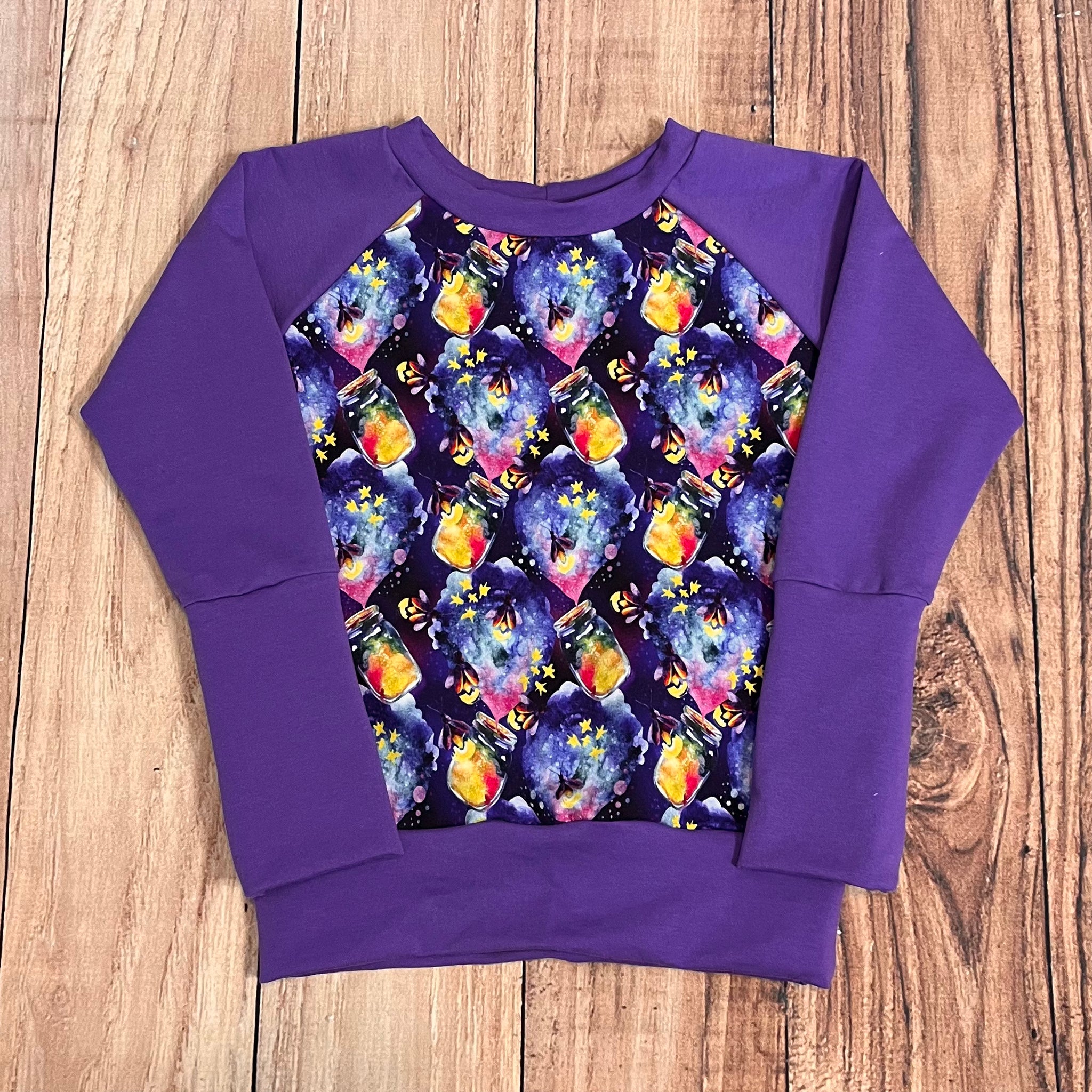 9 Month - 3 Year Painted Fireflies Grow With Me Sweater