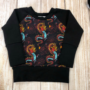 9 Month - 3 Year Dragons Grow With Me Sweater