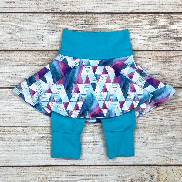 Painted Pyramid Twirl Shorts