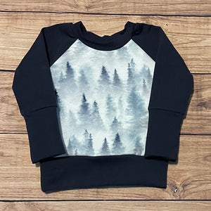 3-12 Month Hazy Forest Grow With Me Sweater
