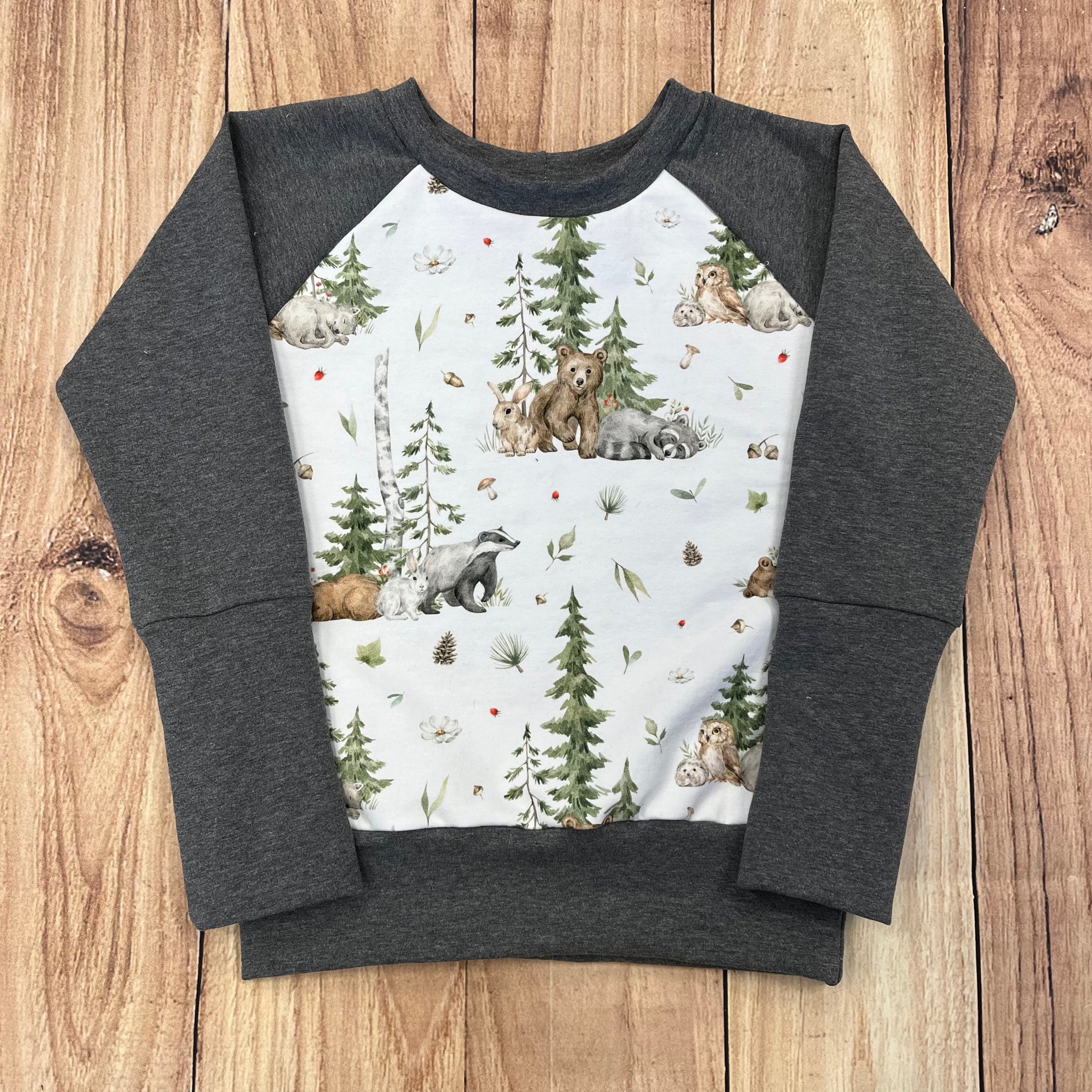 3-6 Years Wilderness Birch Babies Grow With Me Sweater