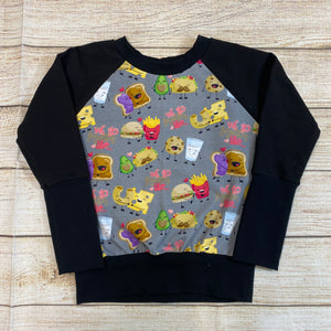 6-8 Year Food Pairs Grow With Me Sweater