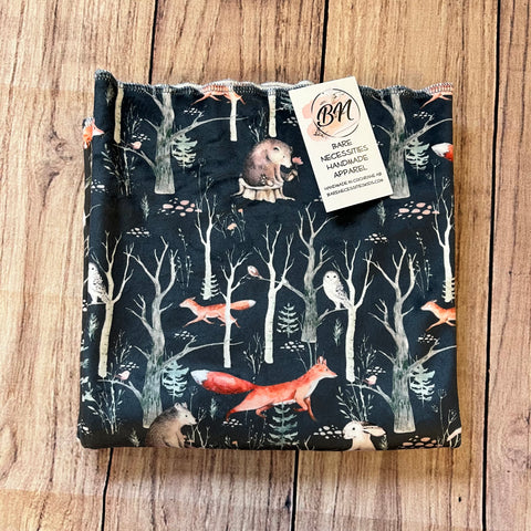 PREORDER Whimsical Woodland Grey Toddler Blanket