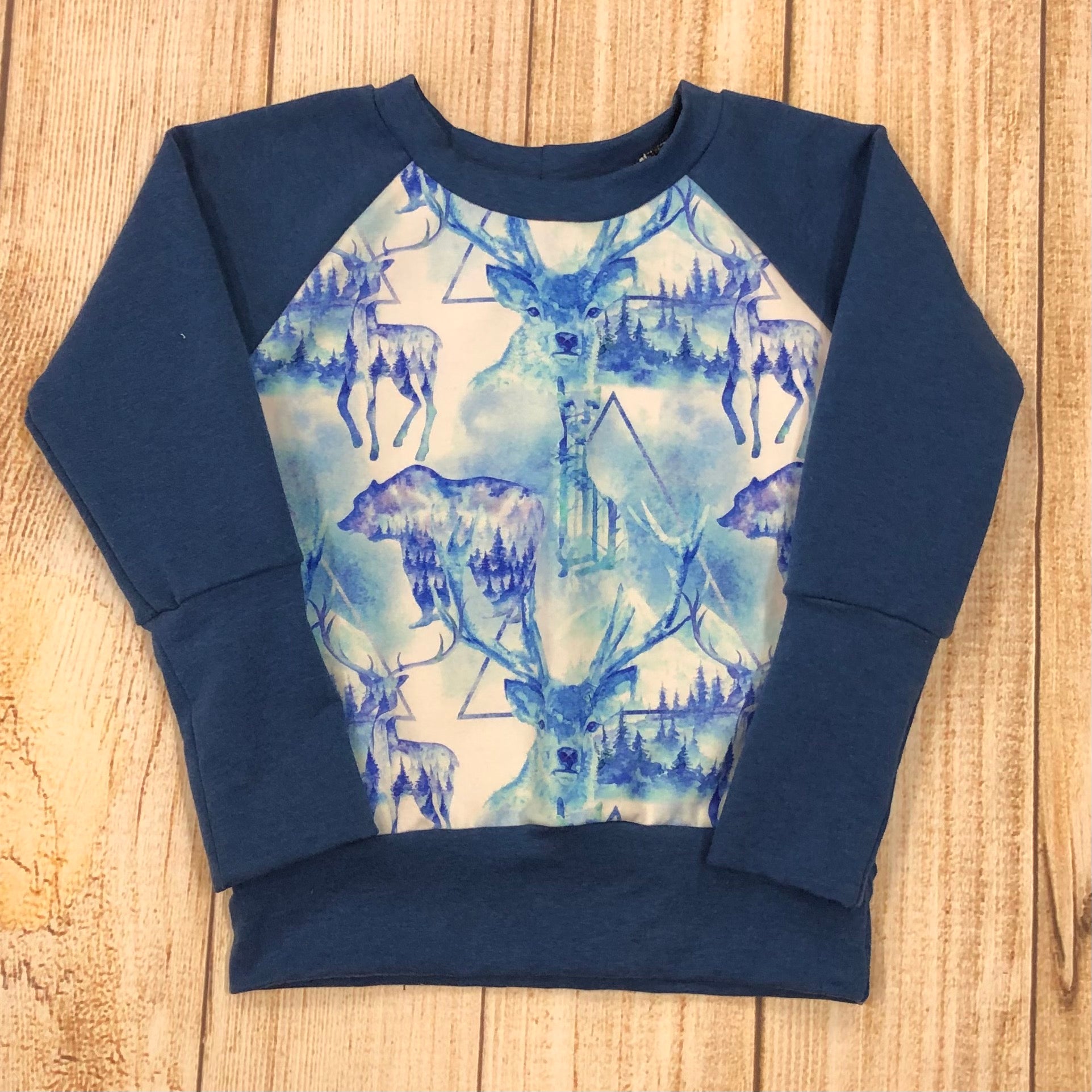9 Month - 3 Year Glacier Forest Grow With Me Sweater