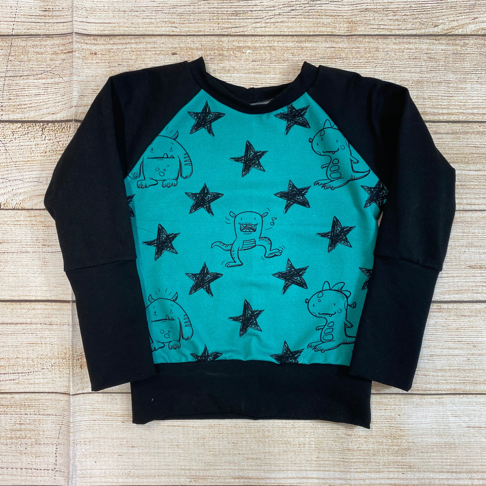 3-6 Years Monster Stars Grow With Me Sweater