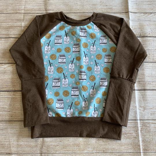 6-8 Year Milk And Cookies Grow With Me Sweater